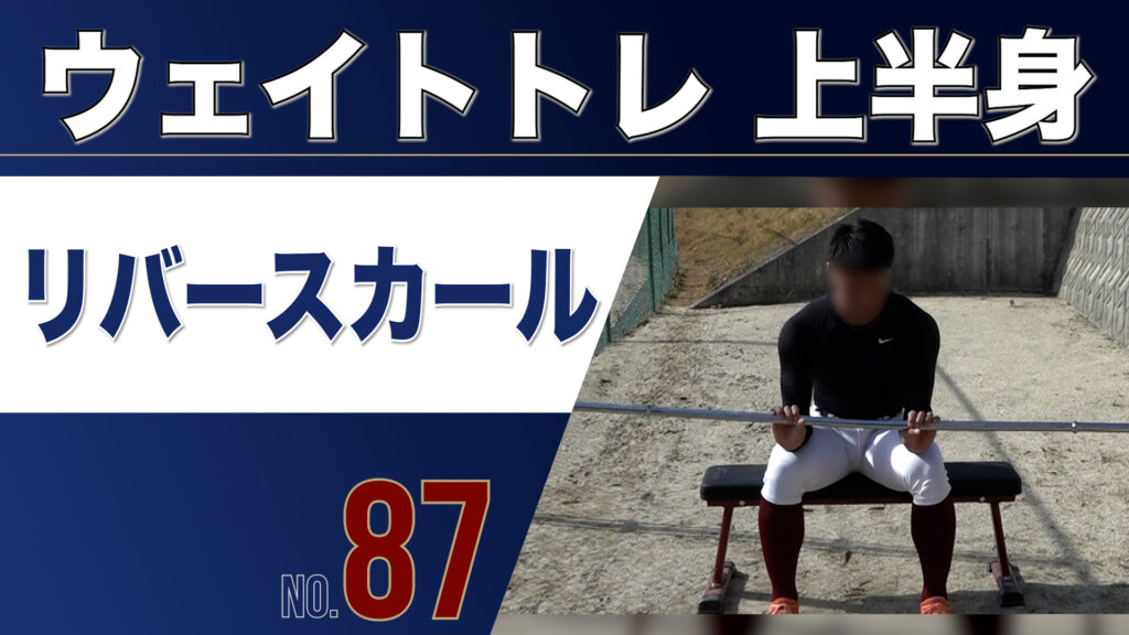 87ウェイトトレ上半身リバースカール